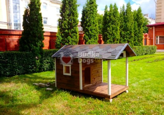 Утепленная будка для собак Атлант