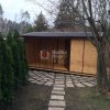 Вольер для собаки с кровлей