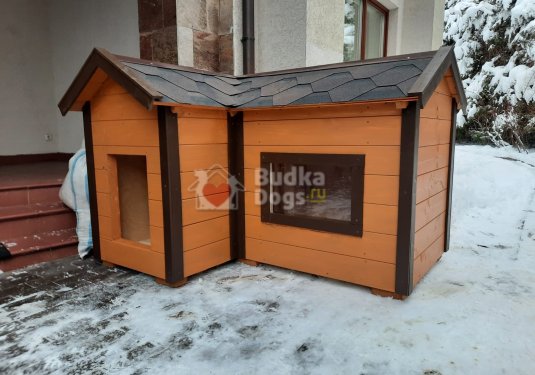 Будка для собаки деревянная